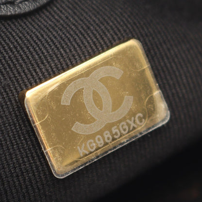 Chanel Backpack Quilted Small Chain Black Lambskin Icon Charm — view 5