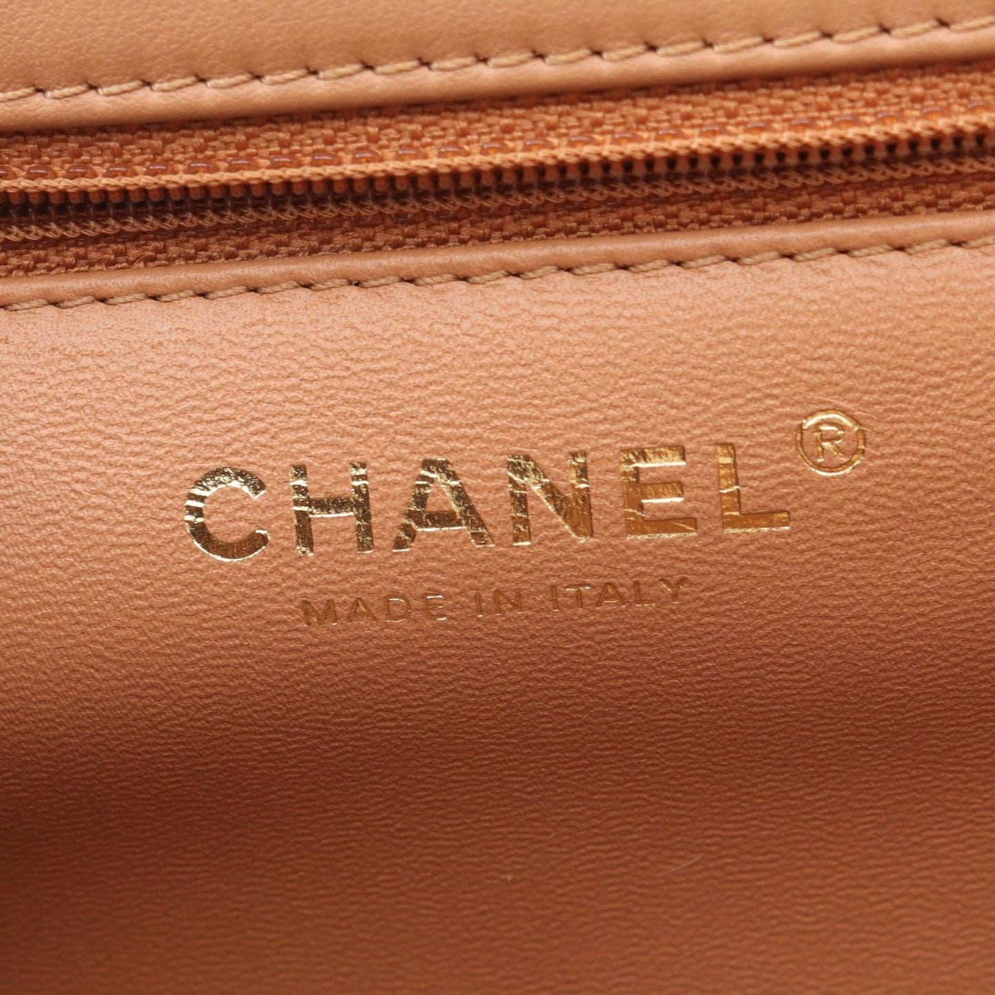 Chanel Shoulder Bag Quilted 2-Way Camel Leather Chain — view 4