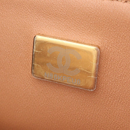 Chanel Shoulder Bag Quilted 2-Way Camel Leather Chain — view 5