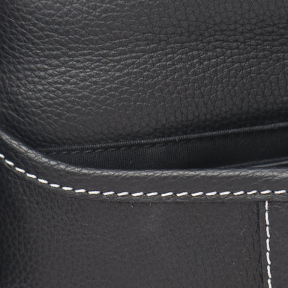 Dior Shoulder Bag Saddle Black Leather — view 9