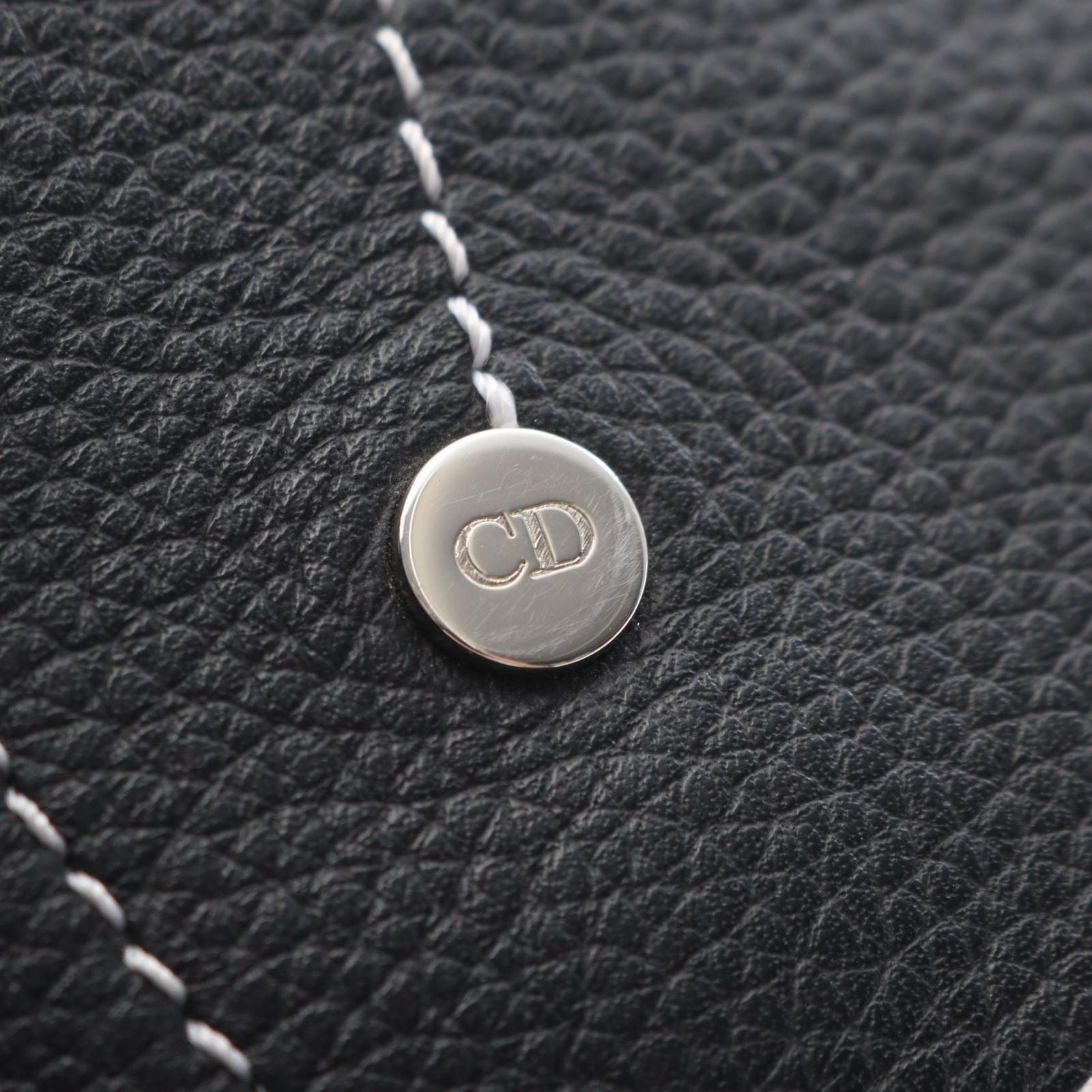 Dior Shoulder Bag Saddle Black Leather — view 6
