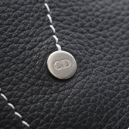 Dior Shoulder Bag Saddle Black Leather — view 6