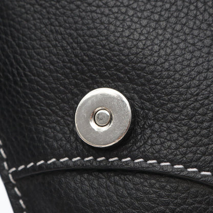 Dior Shoulder Bag Saddle Black Leather — view 7