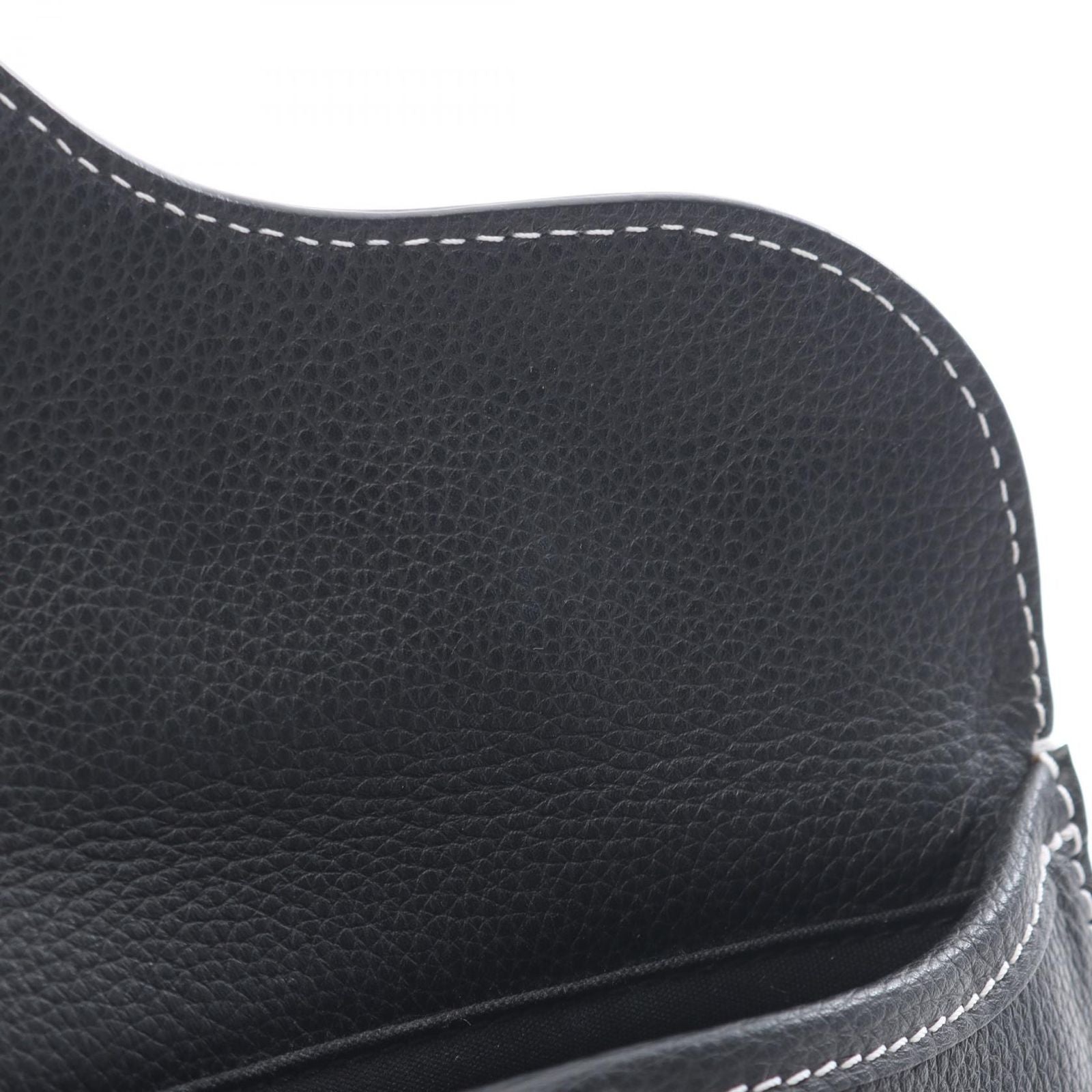 Dior Shoulder Bag Saddle Black Leather — view 8