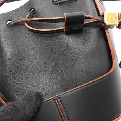 Loewe Shoulder Bag Balloon Nano 2-Way Black Leather — view 9