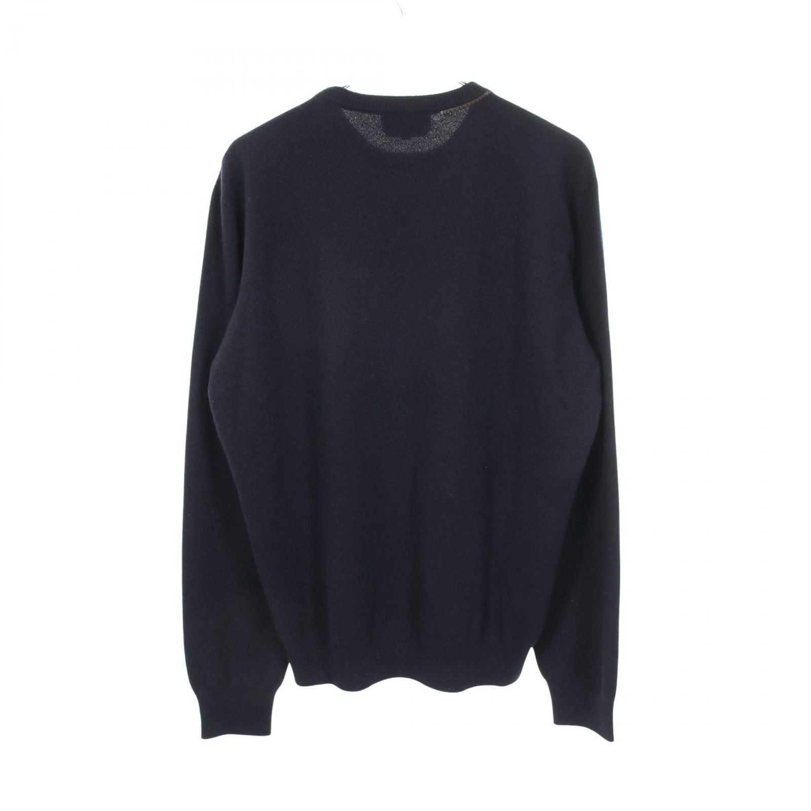Hermes Knit Leather Stitch Crew Neck Cashmere Sweater — view 2