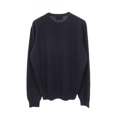 Hermes Knit Leather Stitch Crew Neck Cashmere Sweater — view 2
