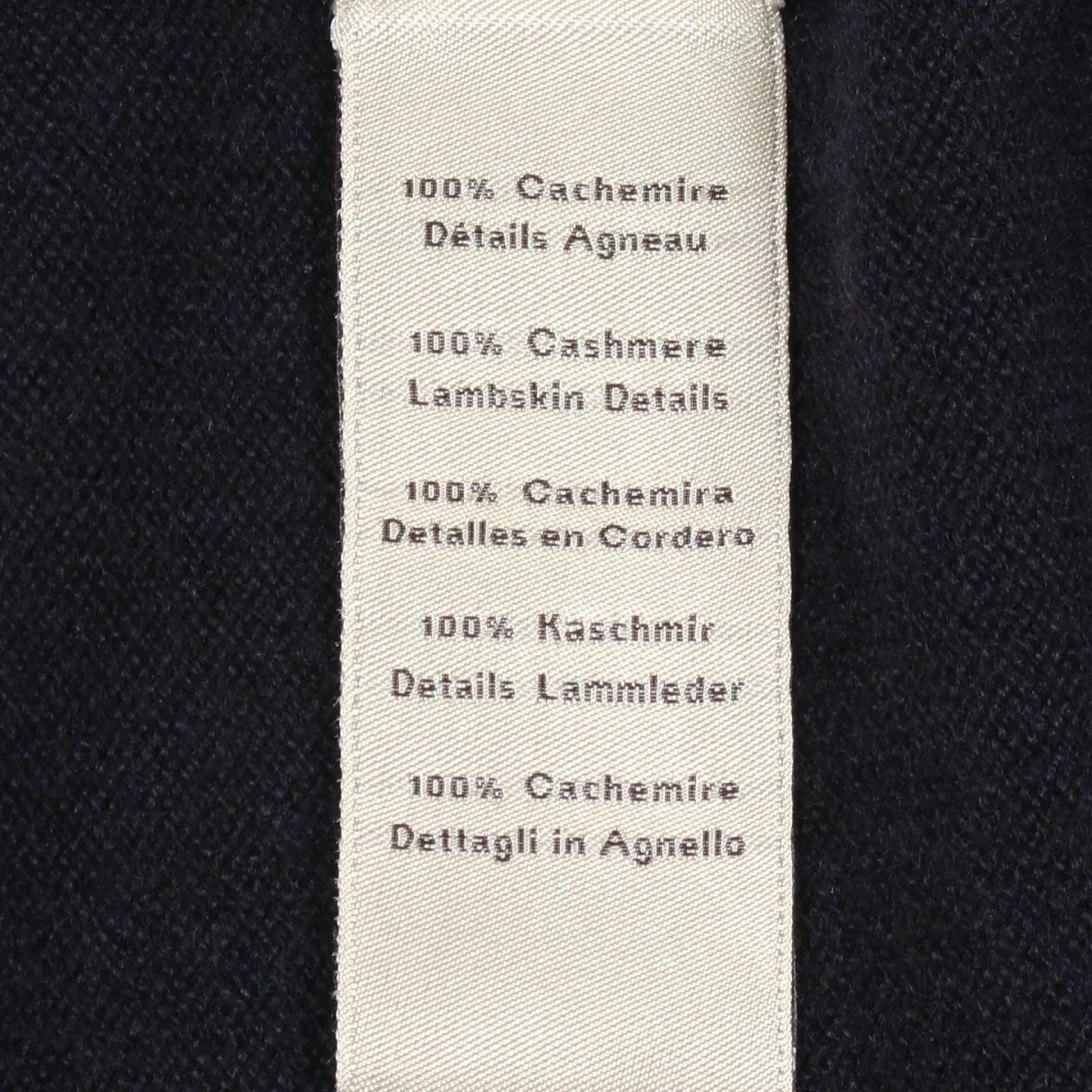 Hermes Knit Leather Stitch Crew Neck Cashmere Sweater — view 4