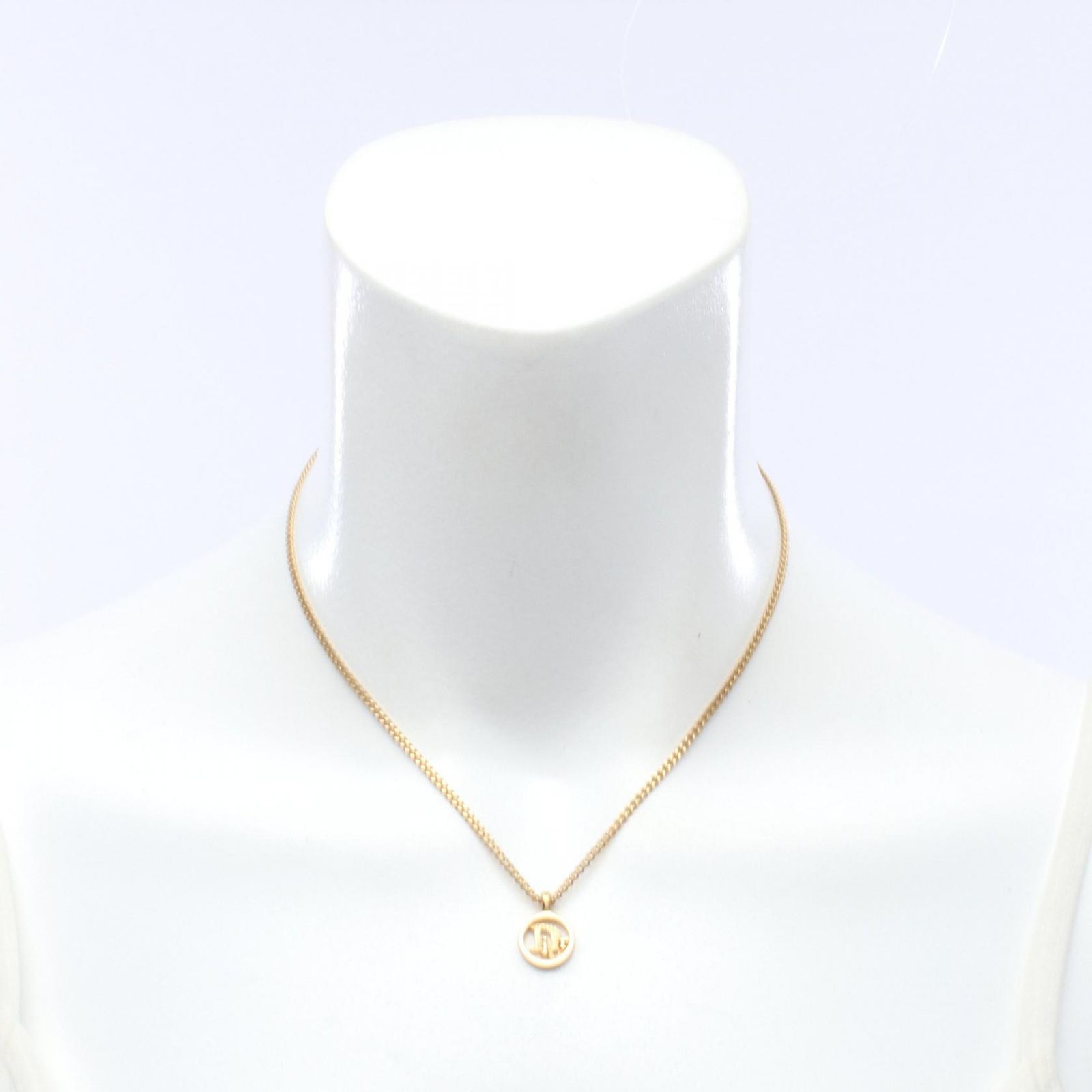 Dior Necklace Circle Logo — view 5