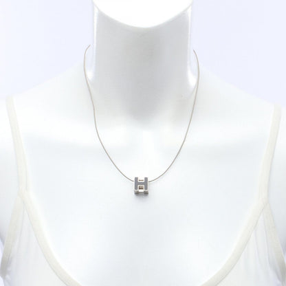Hermes Necklace Cage Ash Cube Stainless Steel — view 5