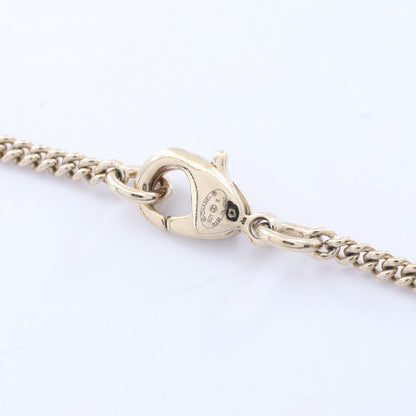 Chanel Necklace CC Logo Circle Leather — view 4