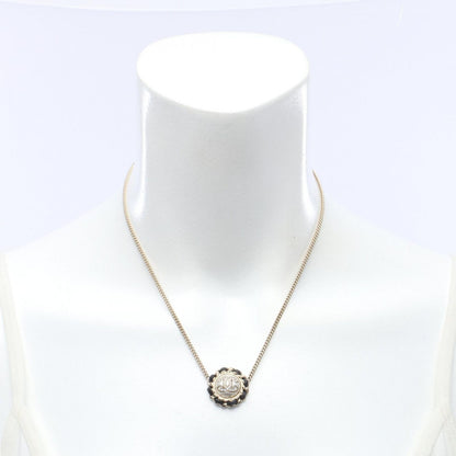 Chanel Necklace CC Logo Circle Leather — view 5