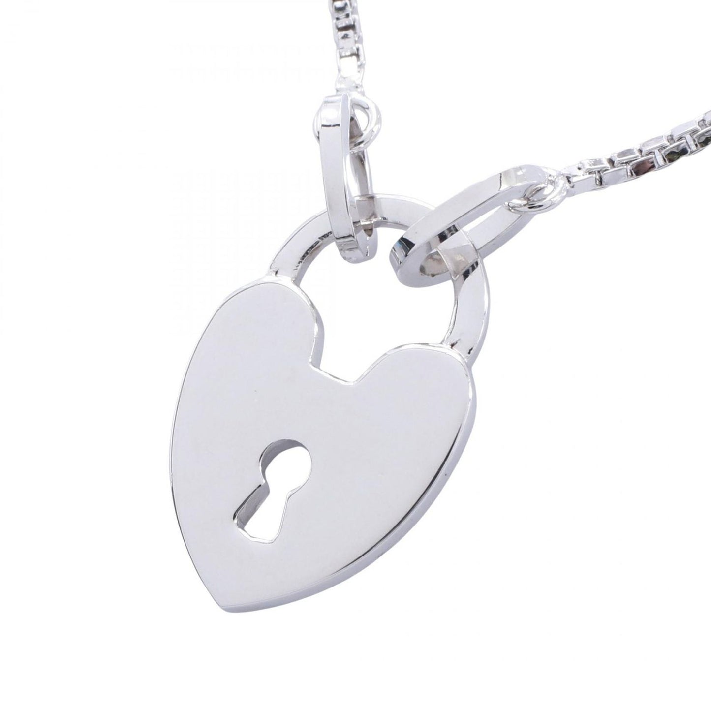Dior Necklace Heart Lock Stainless Steel