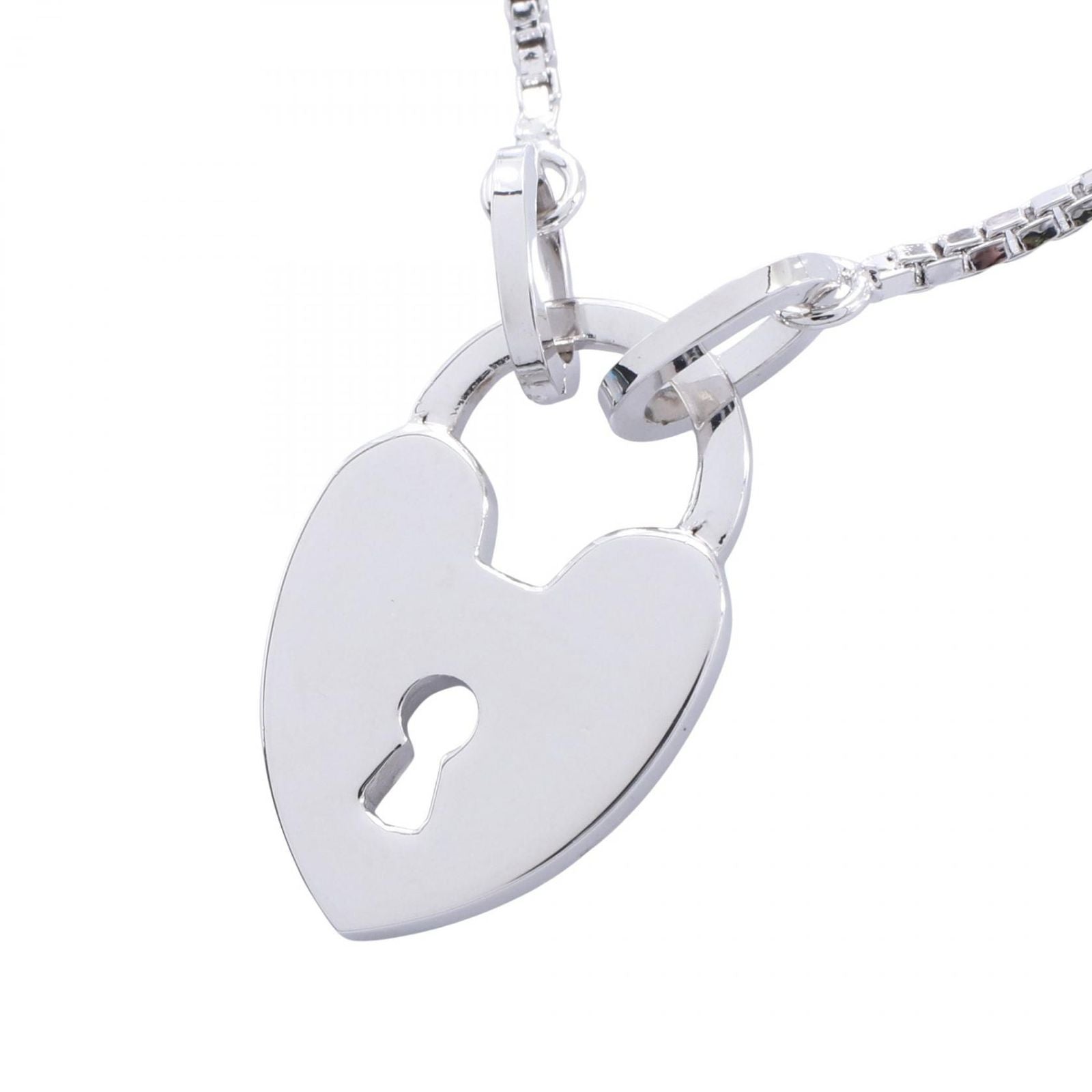 Dior Necklace Heart Lock Stainless Steel