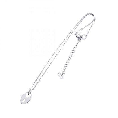 Dior Necklace Heart Lock Stainless Steel — view 3
