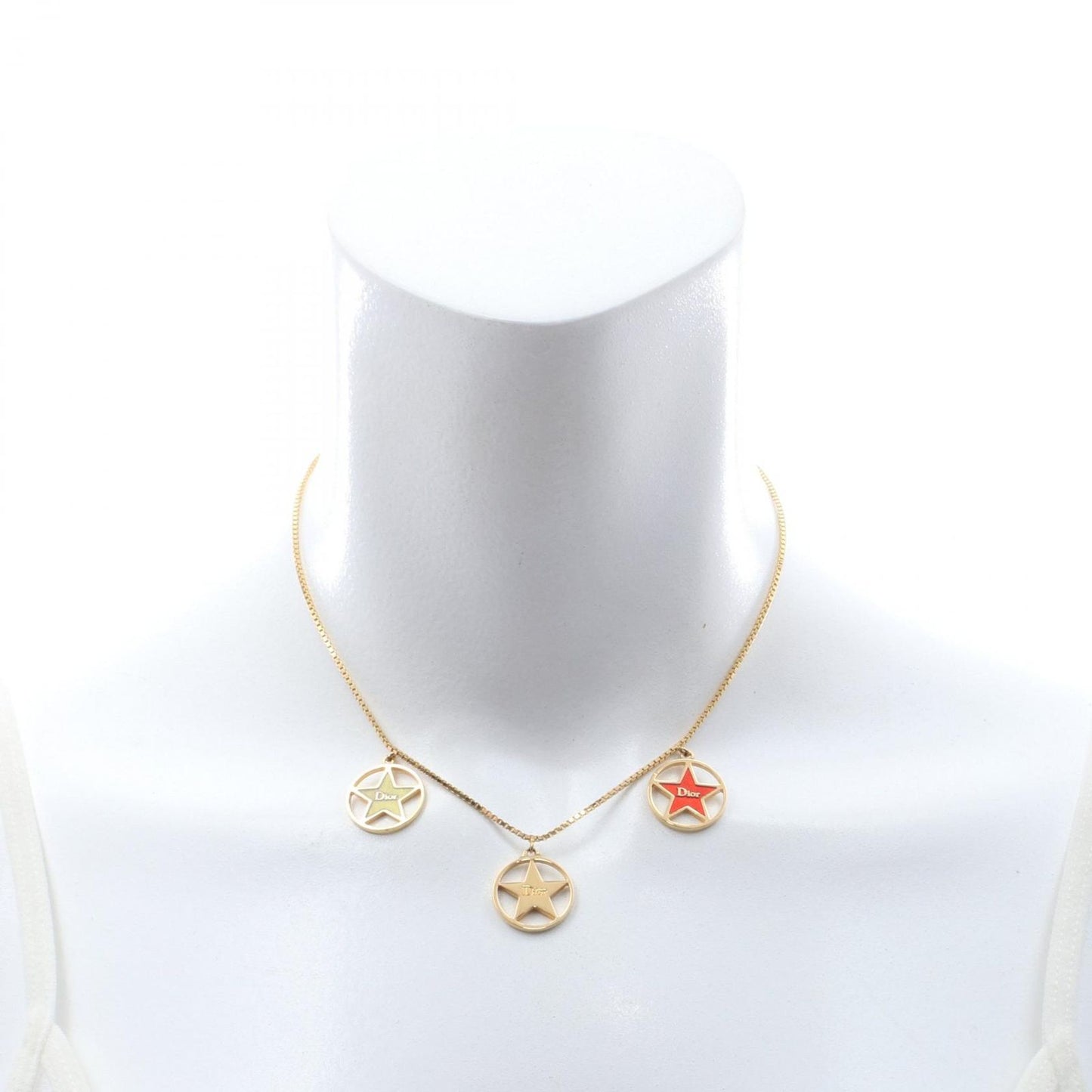 Dior Necklace Circle Star Logo — view 5