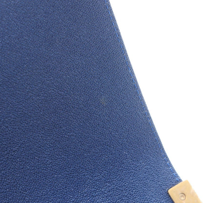 Chanel Shoulder Bag Small Blue Caviar Leather Chain — view 9