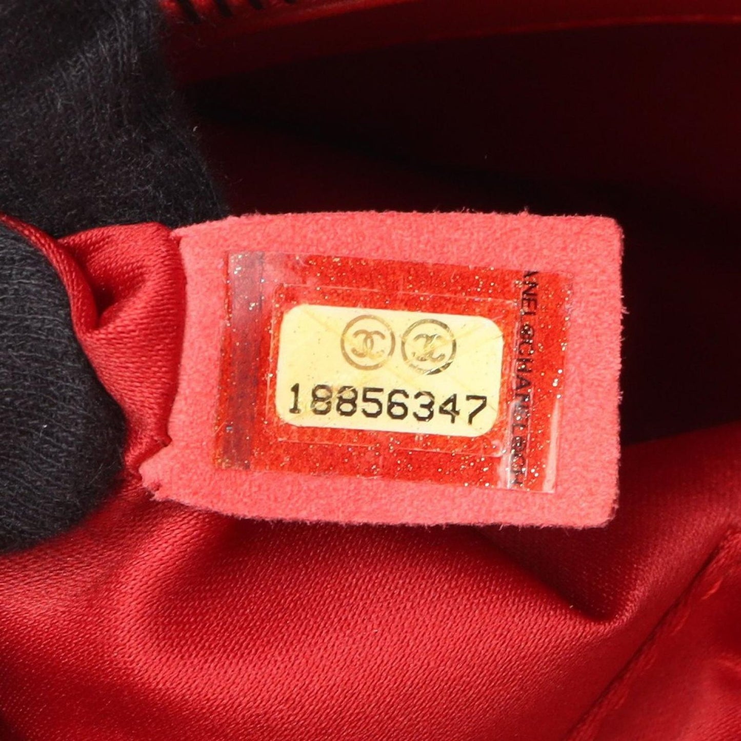 Chanel Tote Quilted Red Lambskin Chain — view 5