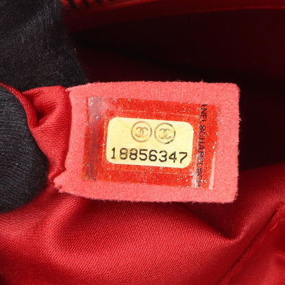 Chanel Tote Quilted Red Lambskin Chain — view 5