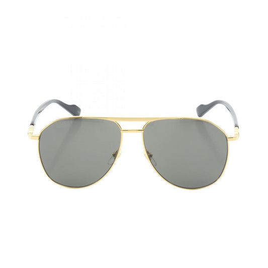 Gucci Sunglasses Semi Auto Gold Black Eyewear