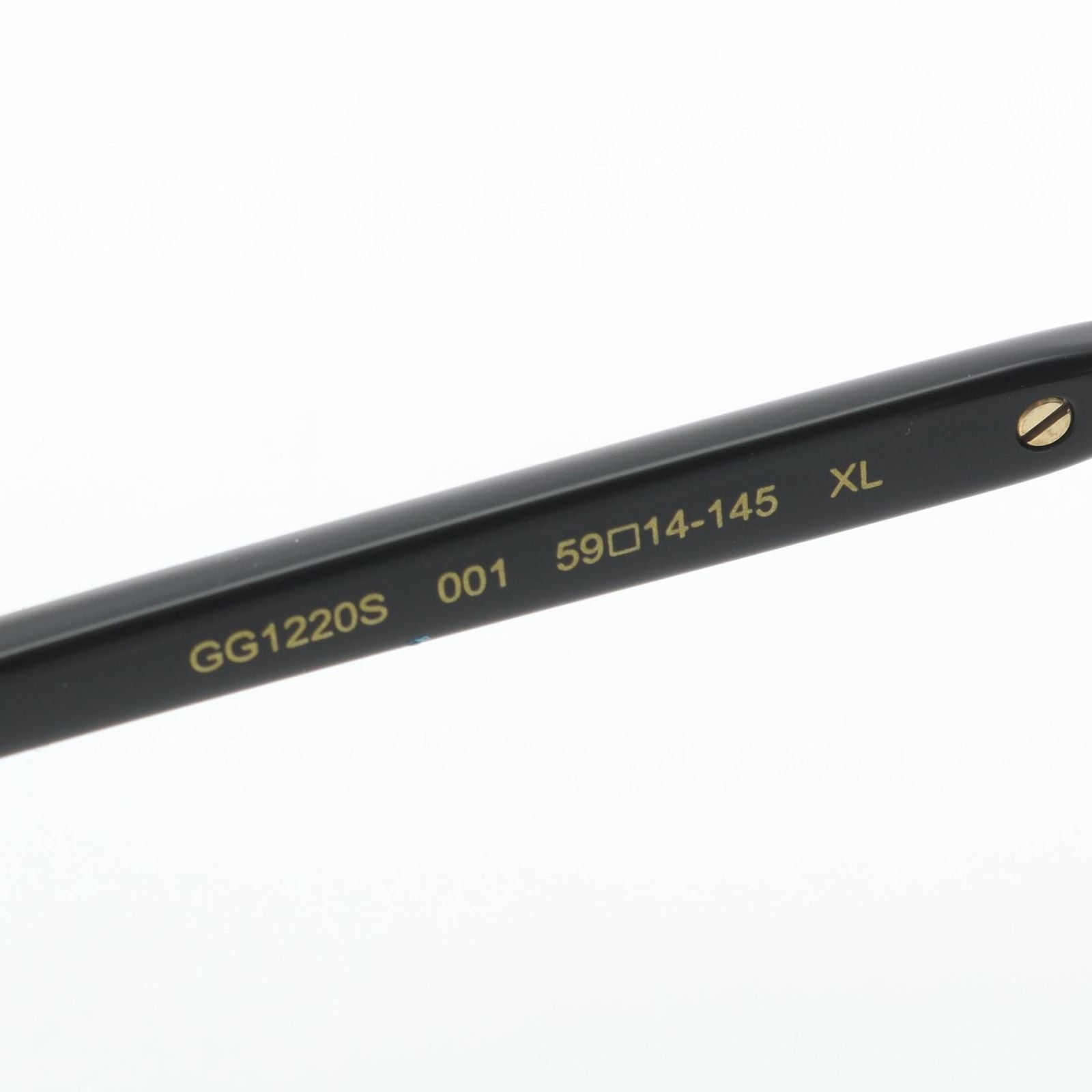 Gucci Sunglasses Semi Auto Gold Black Eyewear — view 5