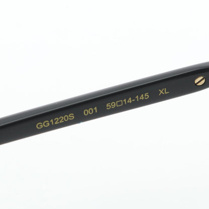 Gucci Sunglasses Semi Auto Gold Black Eyewear — view 5