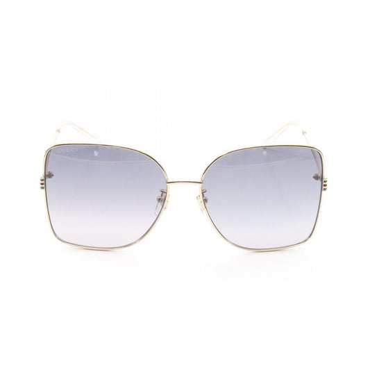 Gucci Sunglasses Square Silver Gray Eyewear