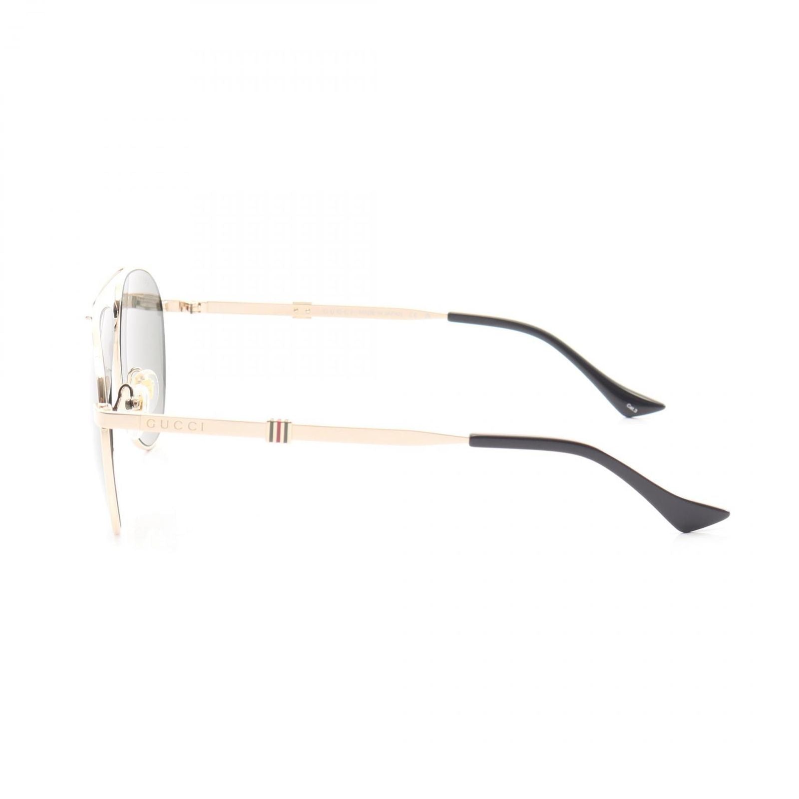 Gucci Sunglasses Gold Black Eyewear — view 3