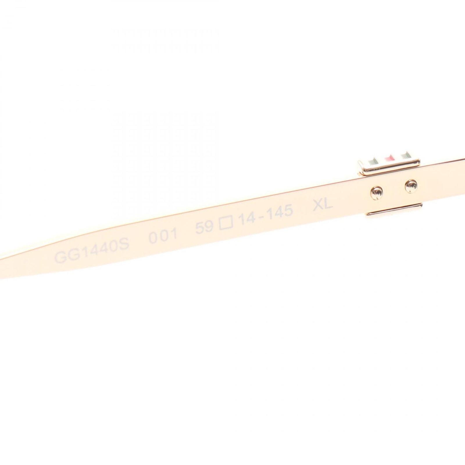 Gucci Sunglasses Gold Black Eyewear — view 5