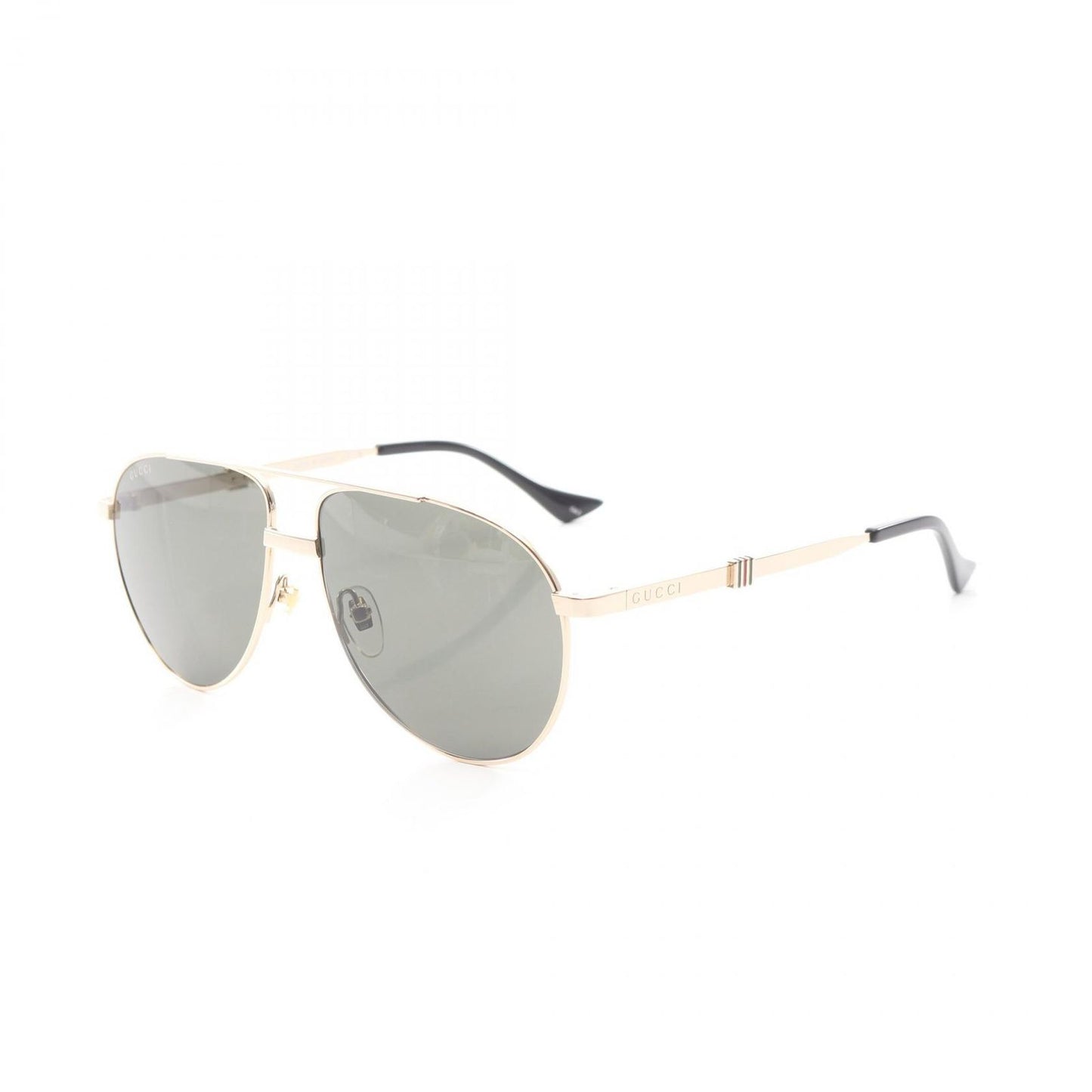 Gucci Sunglasses Gold Black Eyewear — view 2