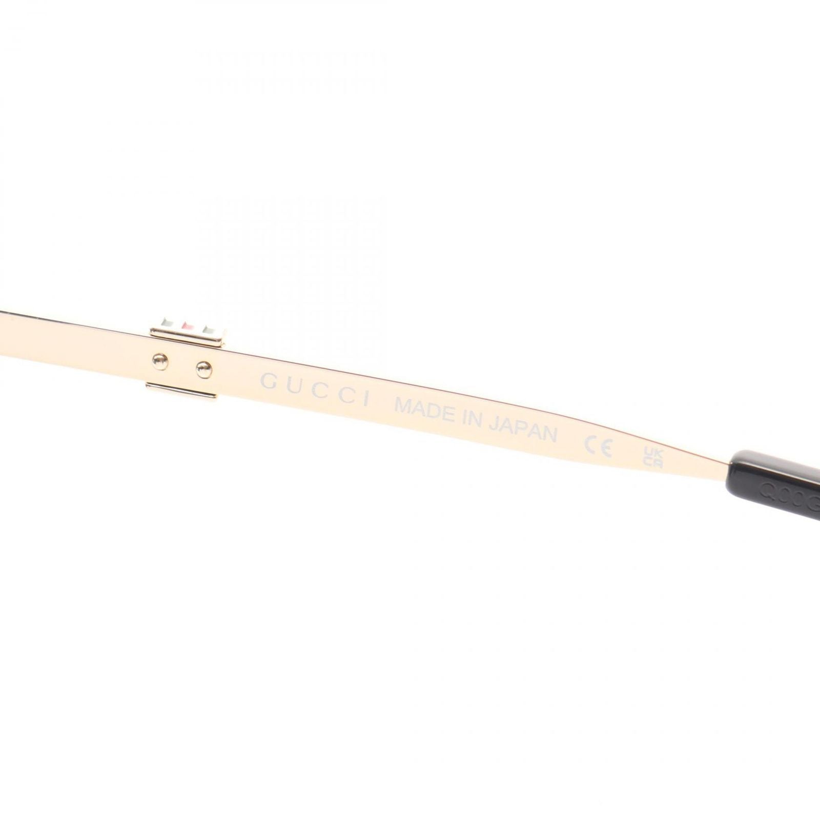 Gucci Sunglasses Gold Black Eyewear — view 4