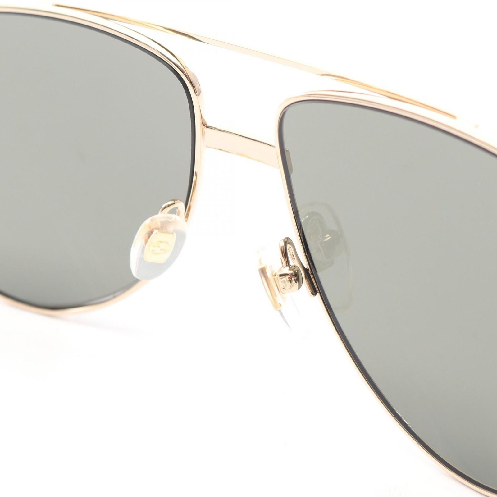Gucci Sunglasses Gold Black Eyewear — view 6