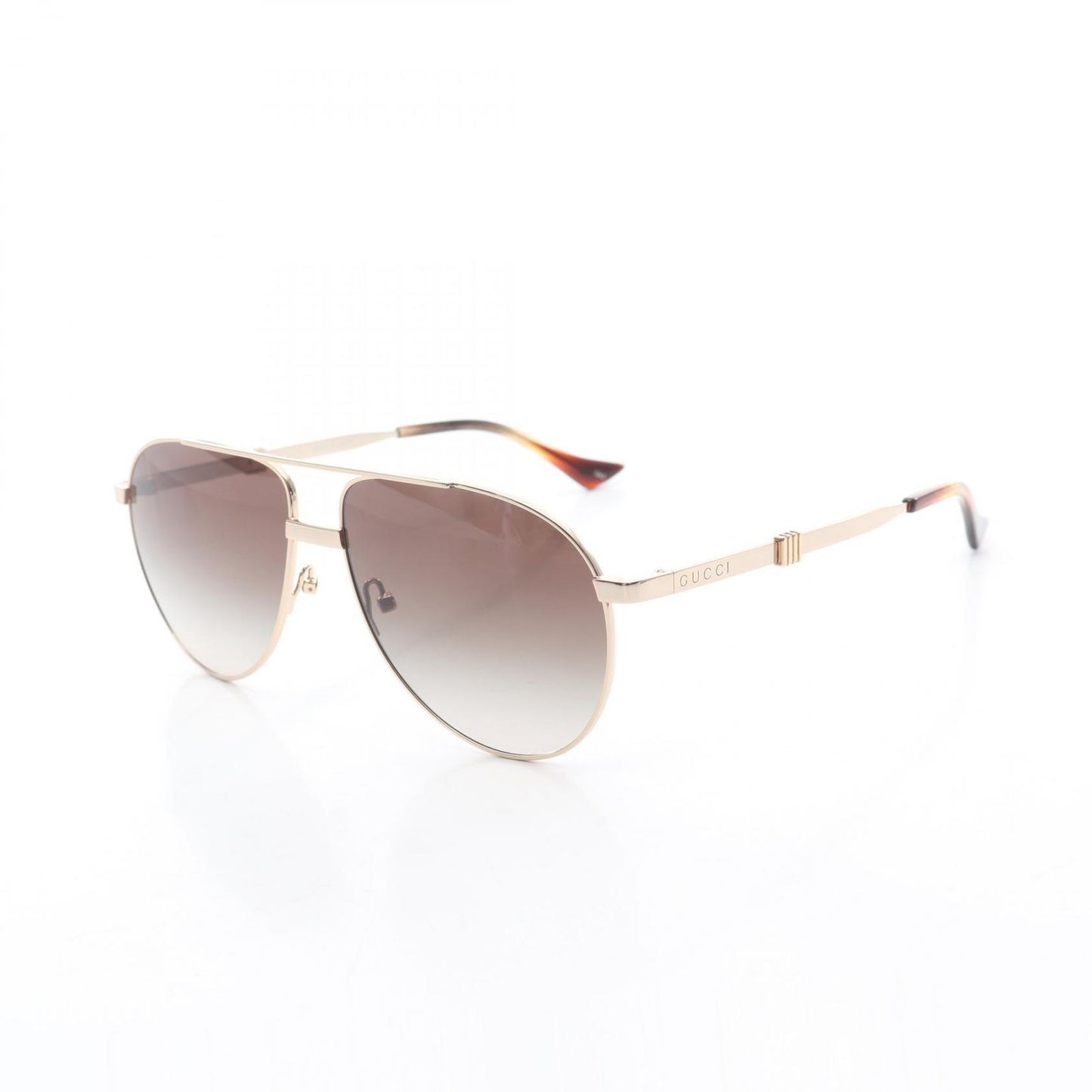 Gucci Sunglasses Gold Brown Eyewear — view 2