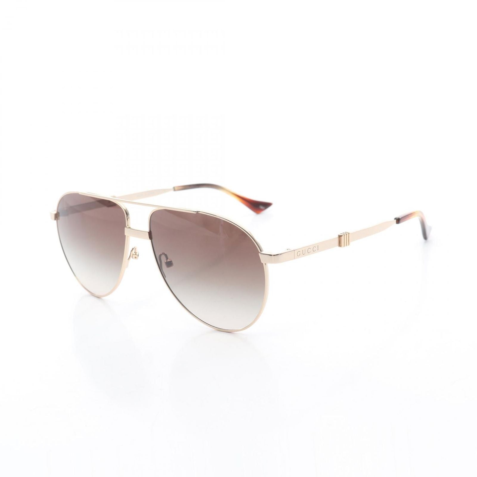 Gucci Sunglasses Gold Brown Eyewear — view 2