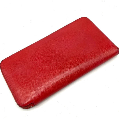 Hermes Wallet Silk in Carriage Round Red — view 2