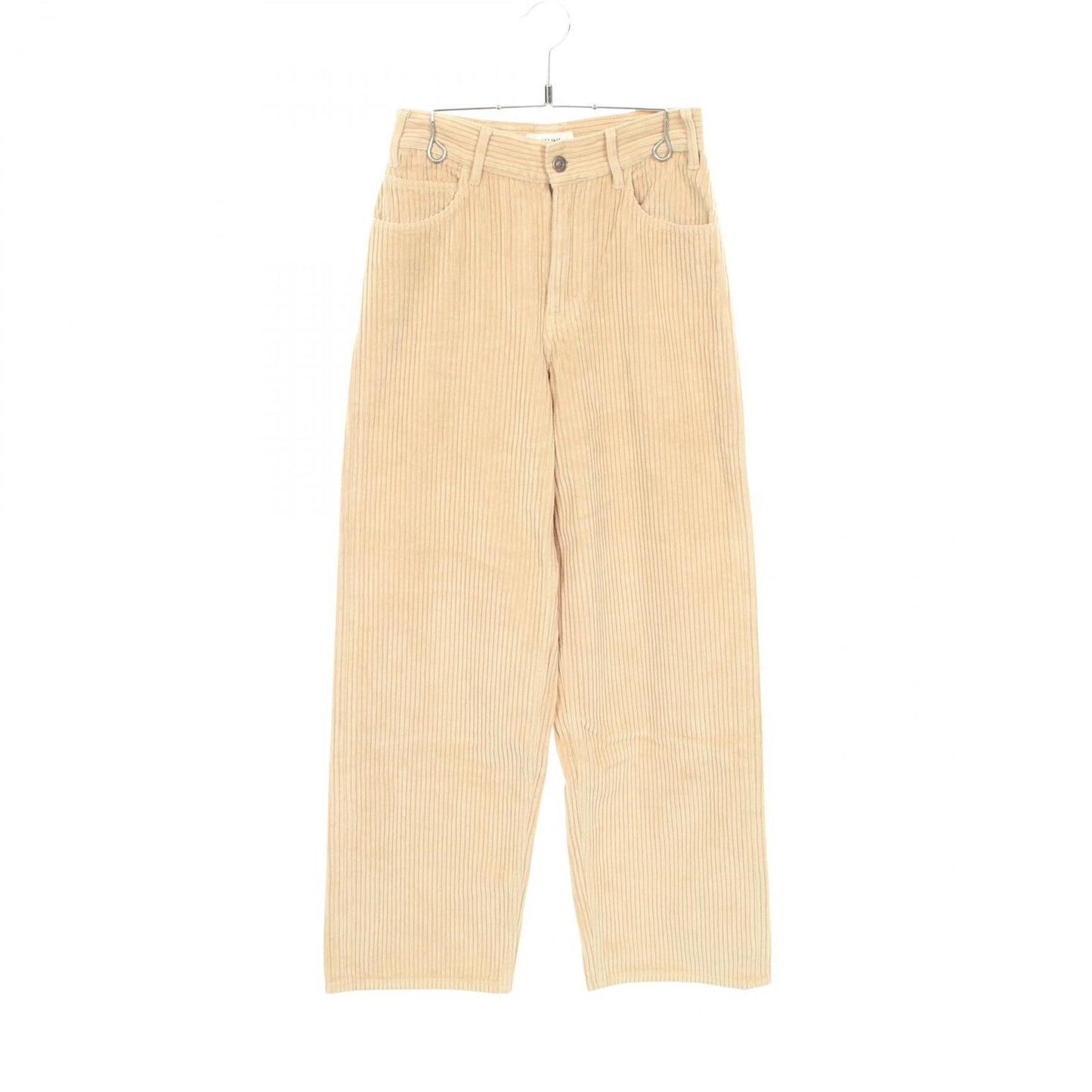 Celine Pants Corduroy Beige Cotton