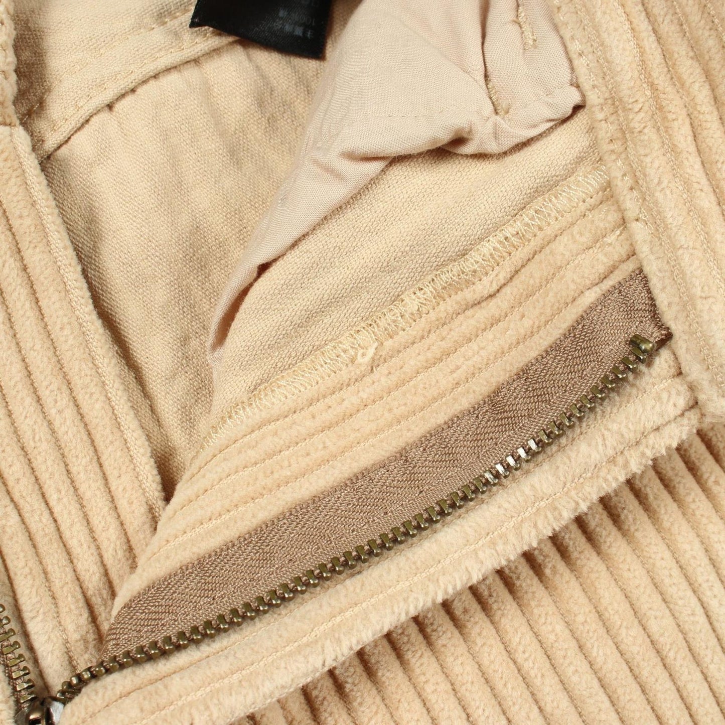 Celine Pants Corduroy Beige Cotton — view 7