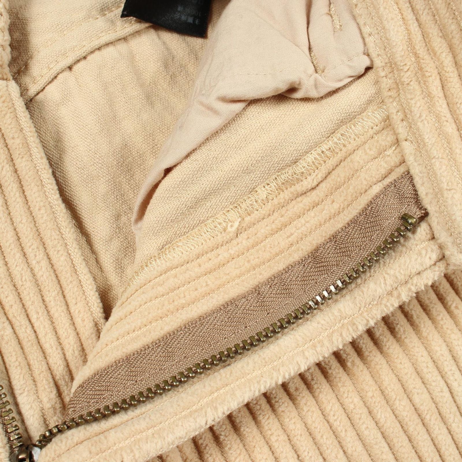 Celine Pants Corduroy Beige Cotton — view 7