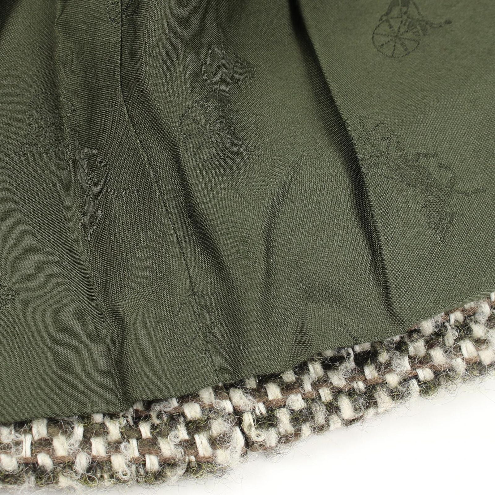 Celine Color Jacket Tweed Gray Wool — view 5