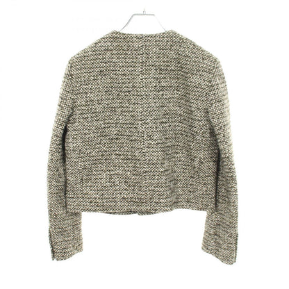 Celine Color Jacket Tweed Gray Wool — view 2