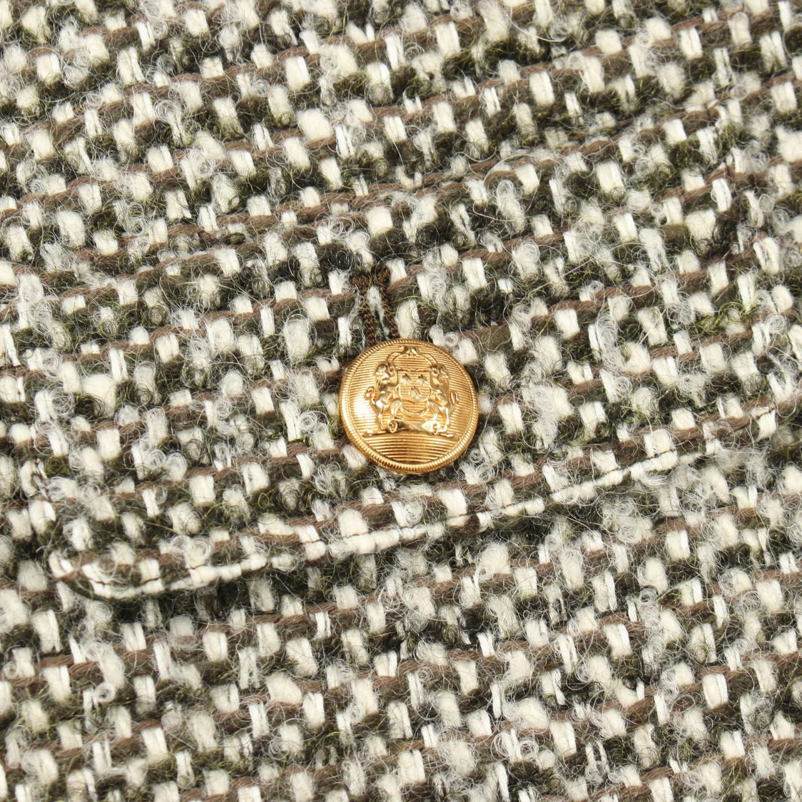 Celine Color Jacket Tweed Gray Wool — view 8