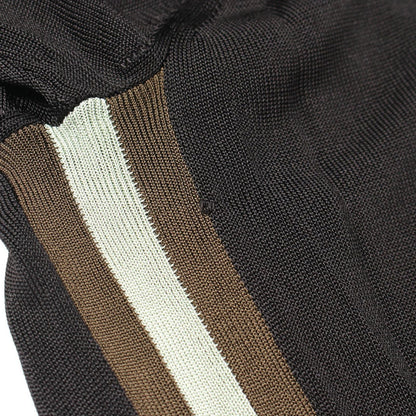 Gucci Knit Interlocking V Neck Black Rayon Sweater — view 5