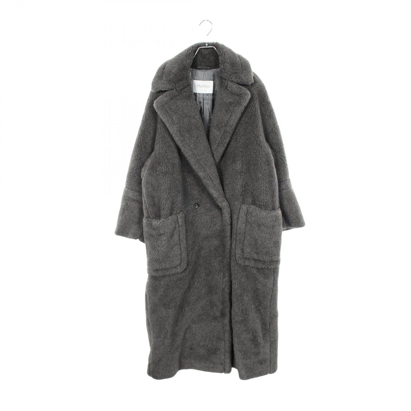 Max Mara Kadiak Teddy Bear Gray Wool Coat