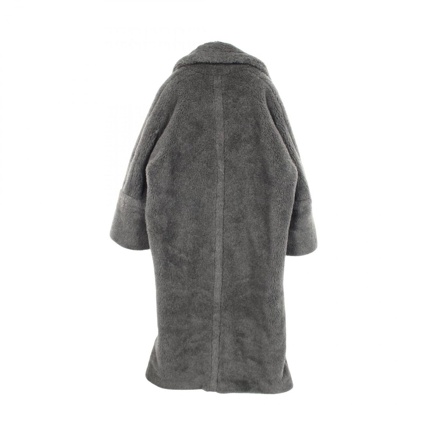 Max Mara Kadiak Teddy Bear Gray Wool Coat — view 2
