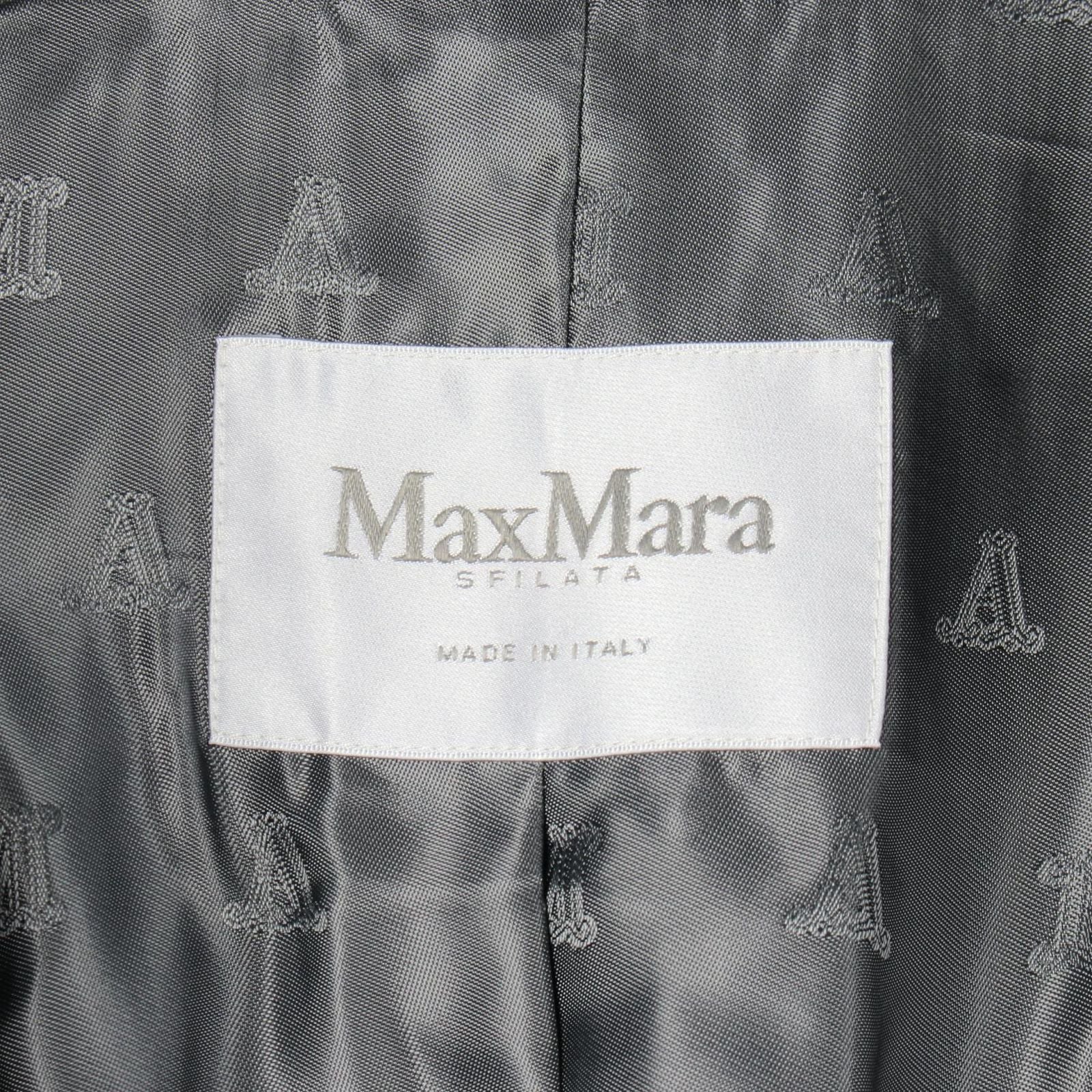 Max Mara Kadiak Teddy Bear Gray Wool Coat — view 3