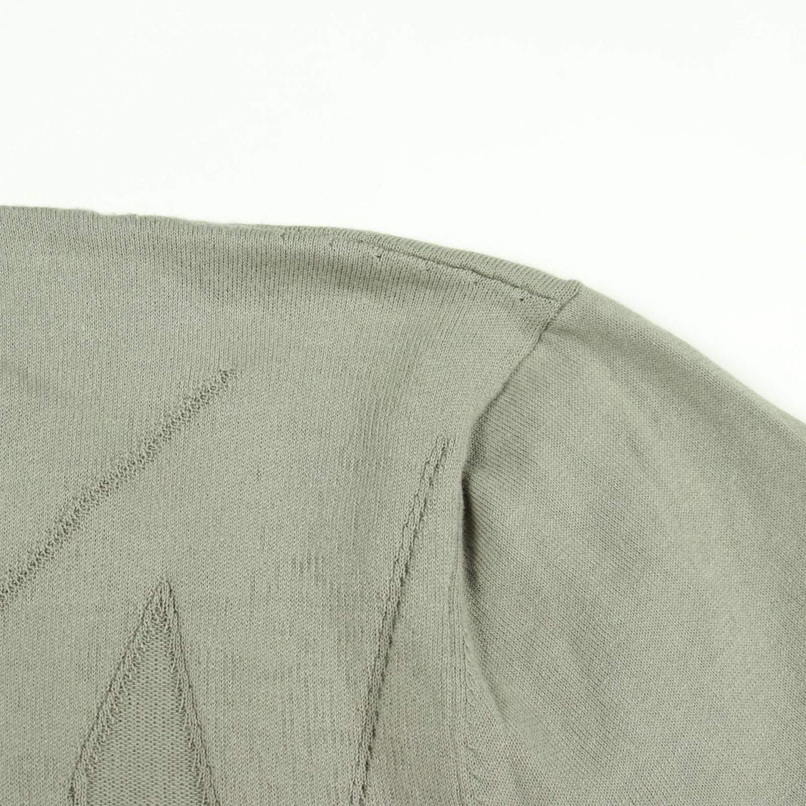 Hermes Knit Selles en Fragments Short Sleeve Cotton Sweater — view 6
