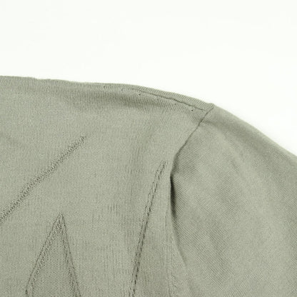 Hermes Knit Selles en Fragments Short Sleeve Cotton Sweater — view 6