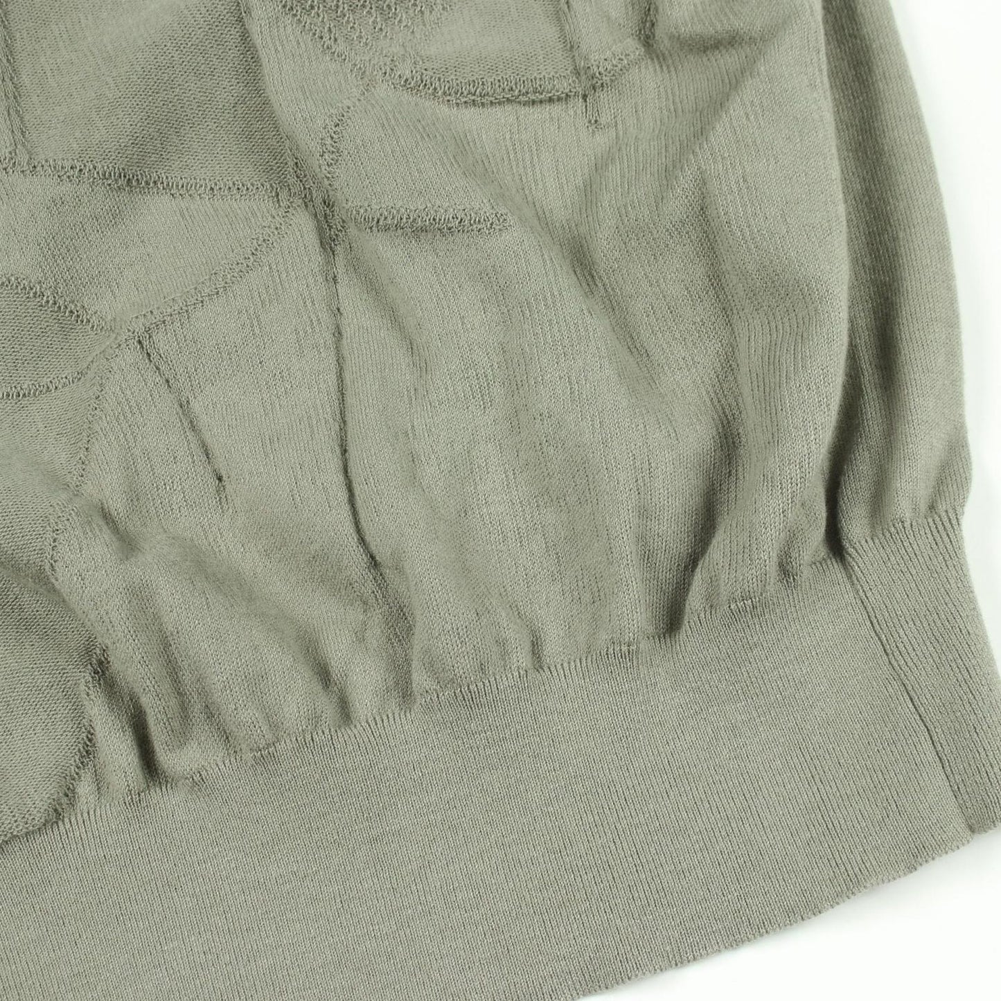Hermes Knit Selles en Fragments Short Sleeve Cotton Sweater — view 7