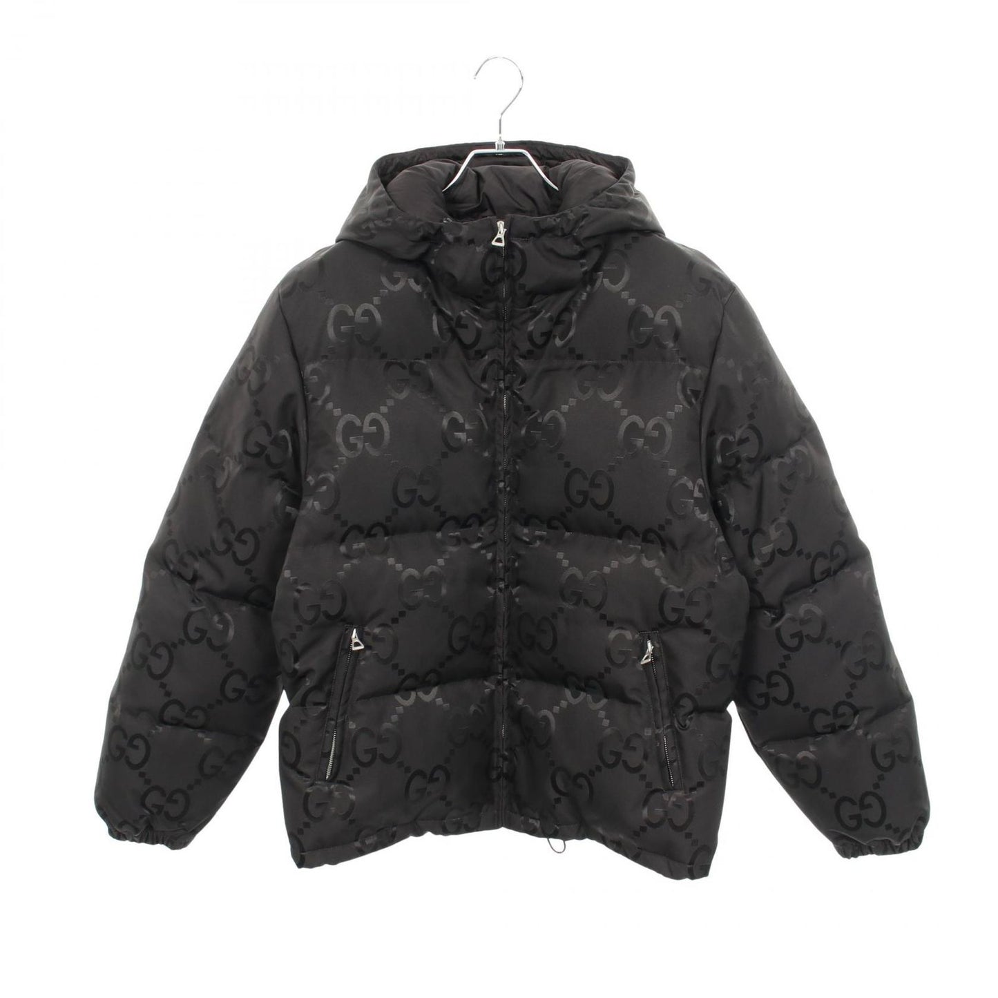 Gucci Down Jacket Jumbo GG Hooded Nylon