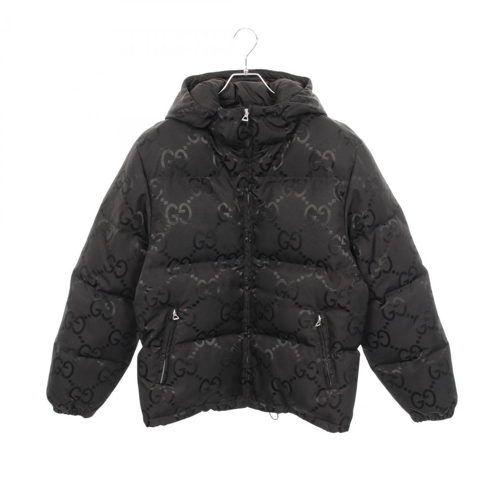 Gucci Down Jacket Jumbo GG Hooded Nylon